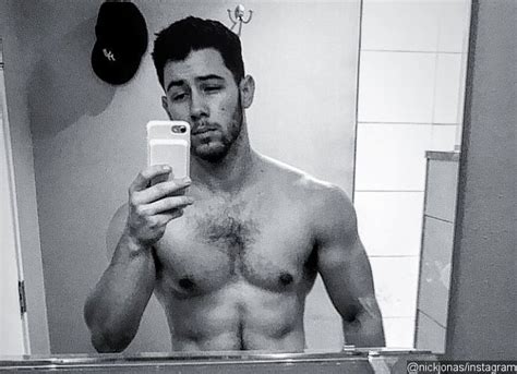 nick jonas nipples|Nick Jonas Explains His Viral Shirtless Selfie